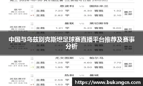 中国与乌兹别克斯坦足球赛直播平台推荐及赛事分析